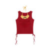 Fake Two-Piece Contrasting Color Tank