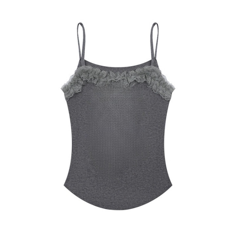 Gray Casual Tank