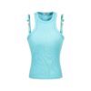 Slim Fit Solid Color Short Tank
