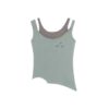 Fake Two-Piece Ripped Sling Tank