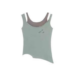 Fake Two-Piece Ripped Sling Tank